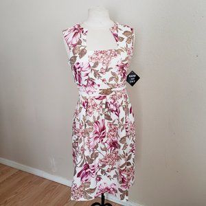 kate and lily Women's Floral Midi Dress Size 6